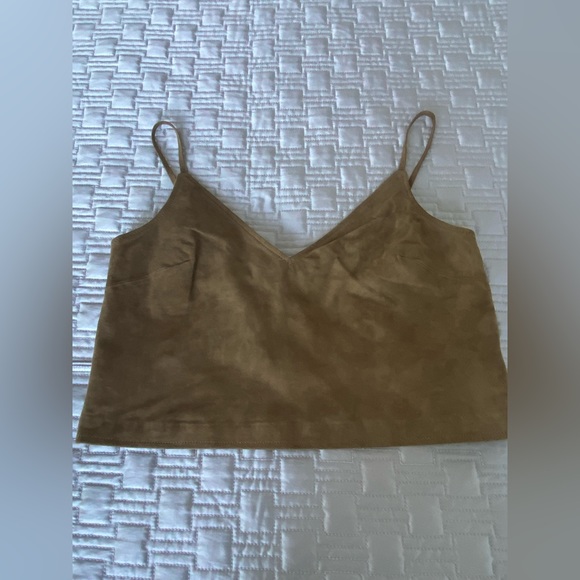 Marissa Webb kami suede top - Picture 2 of 5